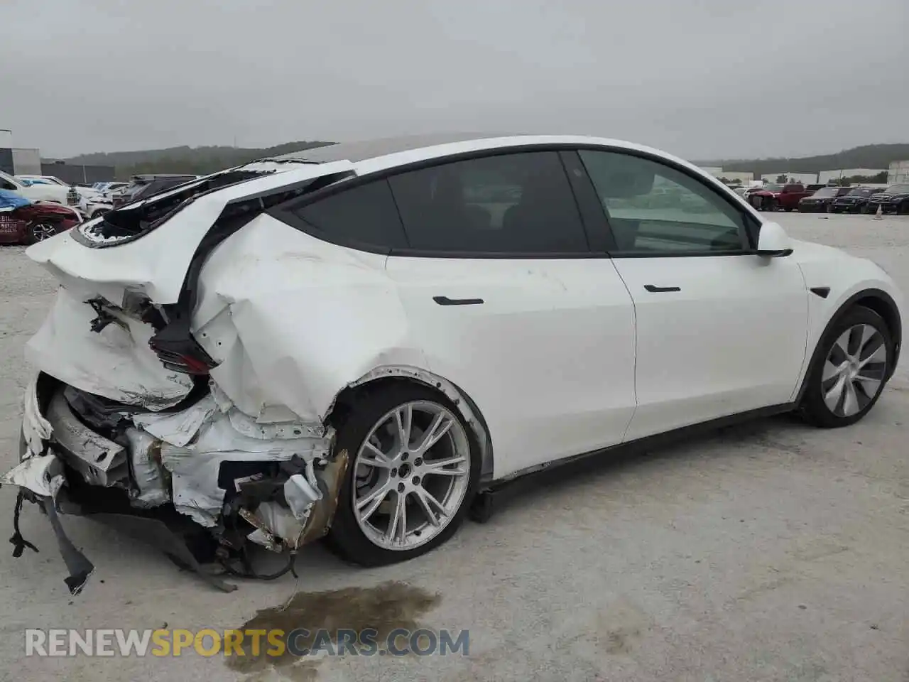 3 Photograph of a damaged car 7SAYGDEE8NF372420 TESLA MODEL Y 2022