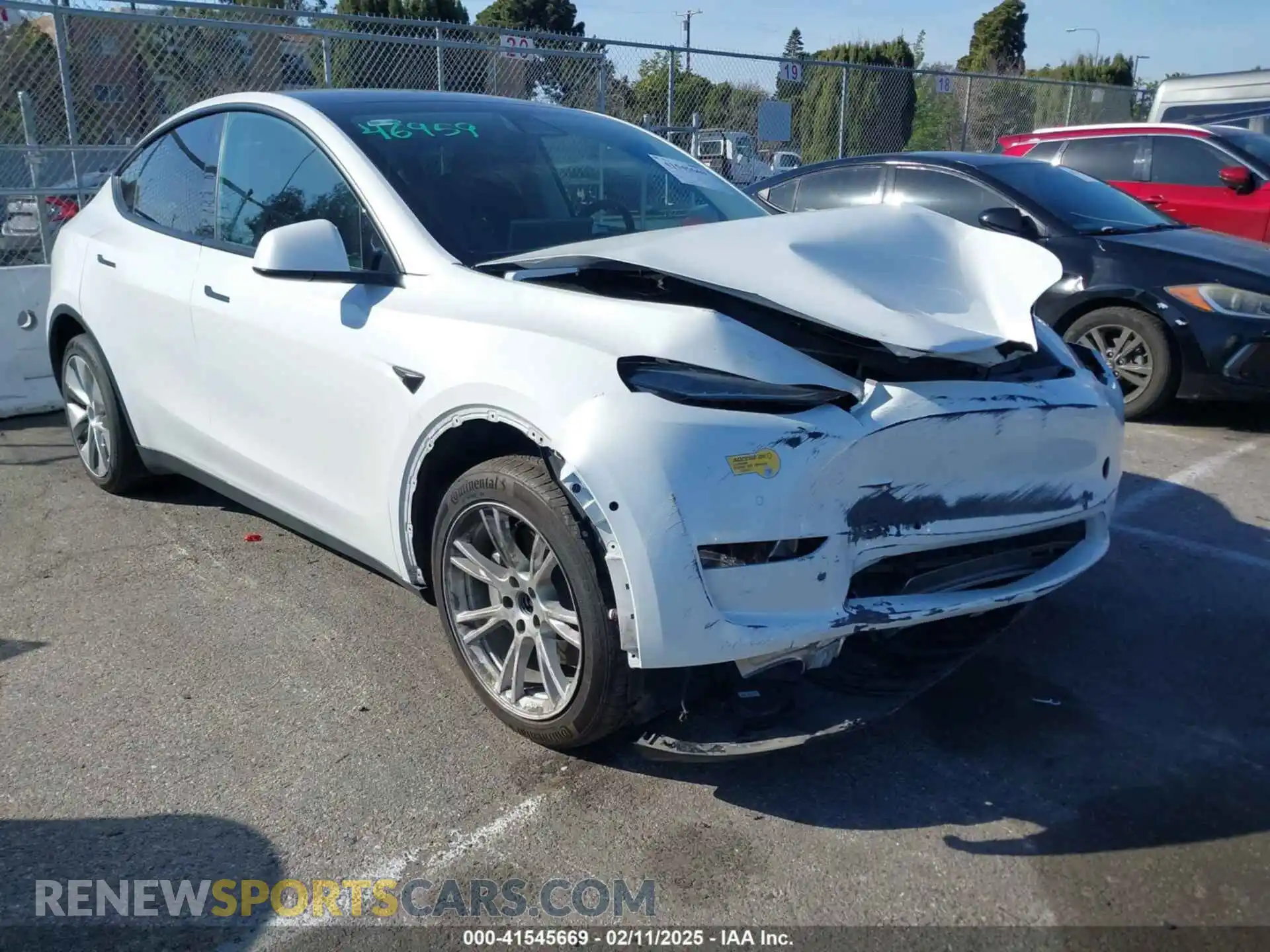 1 fotografías del automóvil dañado 7SAYGDEE8NF374636 TESLA MODEL Y 2022