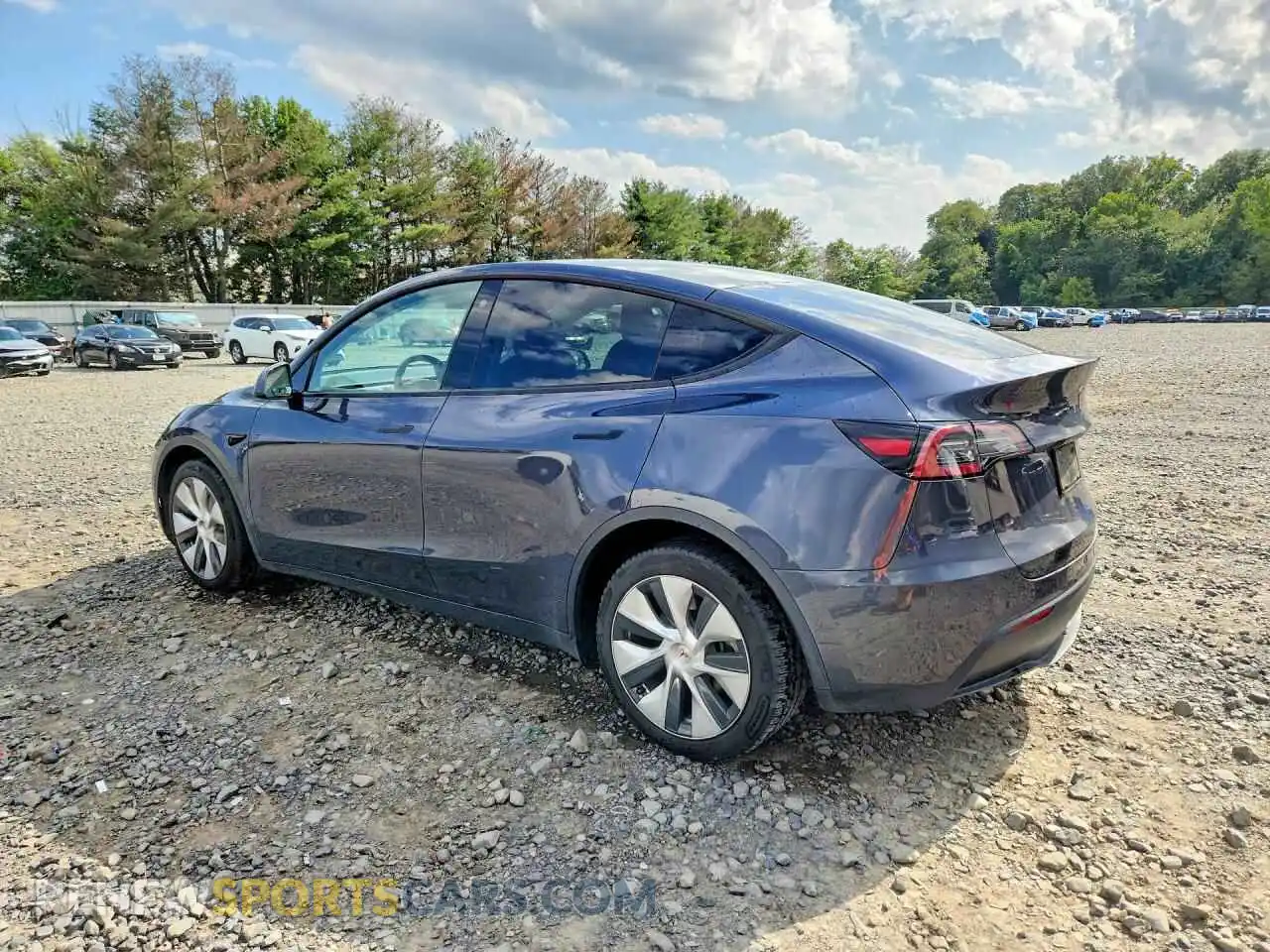 2 fotografías del automóvil dañado 7SAYGDEE8NF380422 TESLA MODEL Y 2022