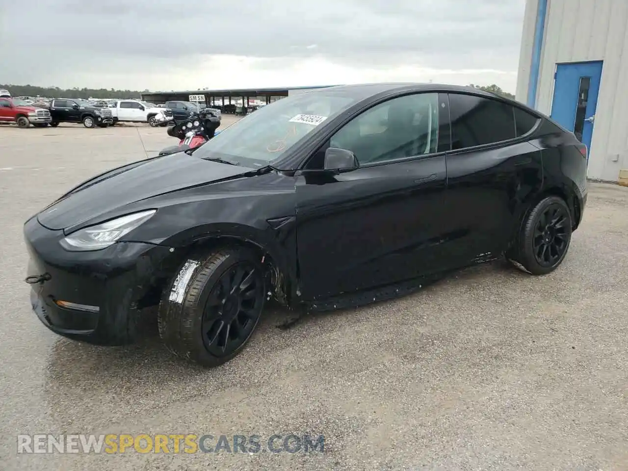 1 Photograph of a damaged car 7SAYGDEE8NF387208 TESLA MODEL Y 2022