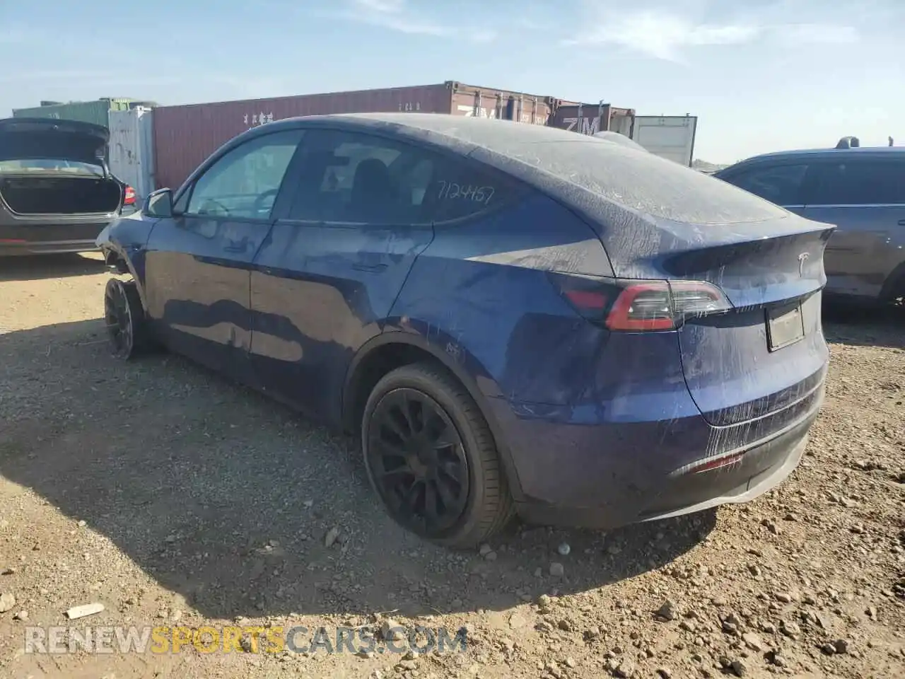 2 Photograph of a damaged car 7SAYGDEE8NF387306 TESLA MODEL Y 2022
