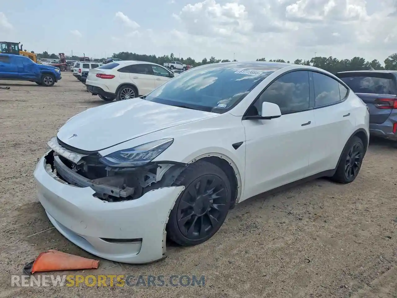 1 Фотография поврежденного автомобиля 7SAYGDEE8NF395907 TESLA MODEL Y 2022
