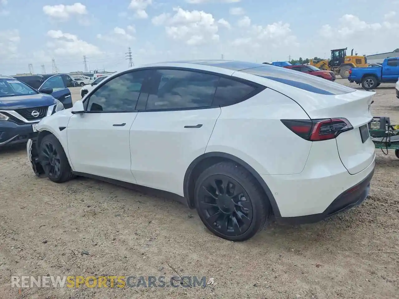 2 Фотография поврежденного автомобиля 7SAYGDEE8NF395907 TESLA MODEL Y 2022