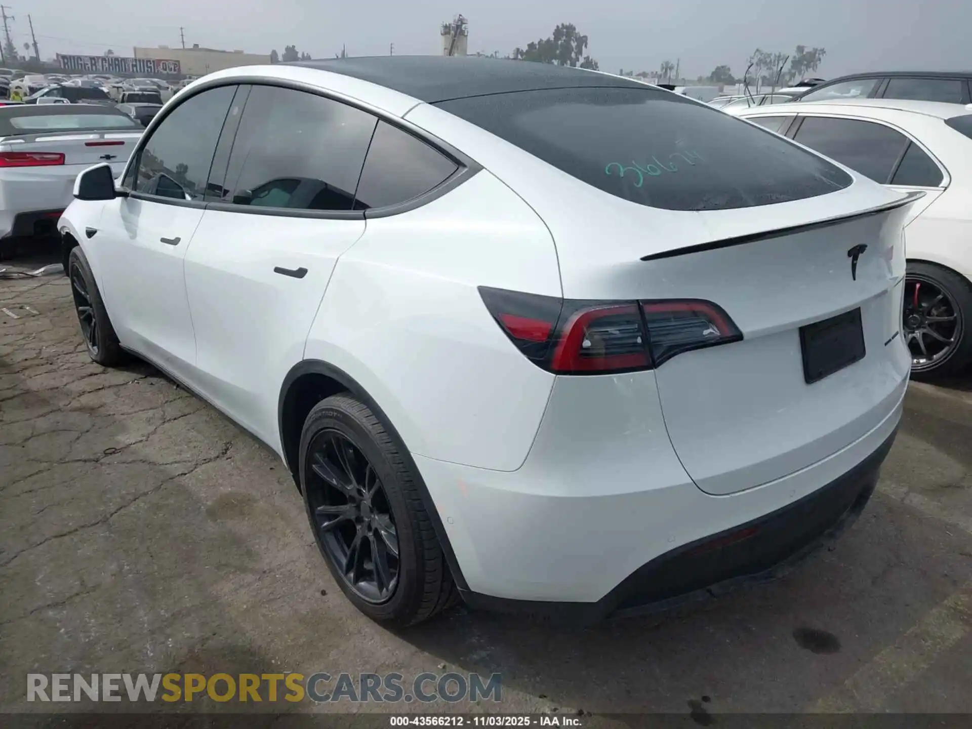 3 fotografías del automóvil dañado 7SAYGDEE8NF399861 TESLA MODEL Y 2022