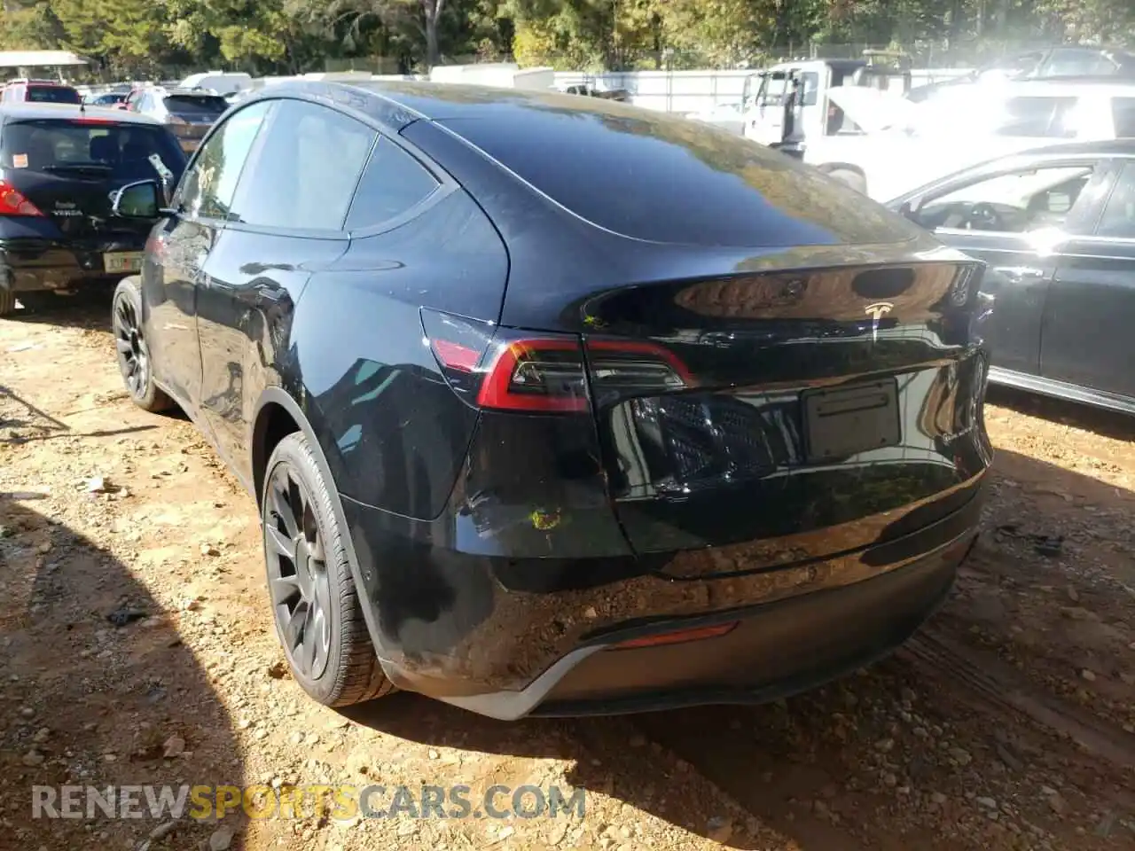 3 Photograph of a damaged car 7SAYGDEE8NF425410 TESLA MODEL Y 2022