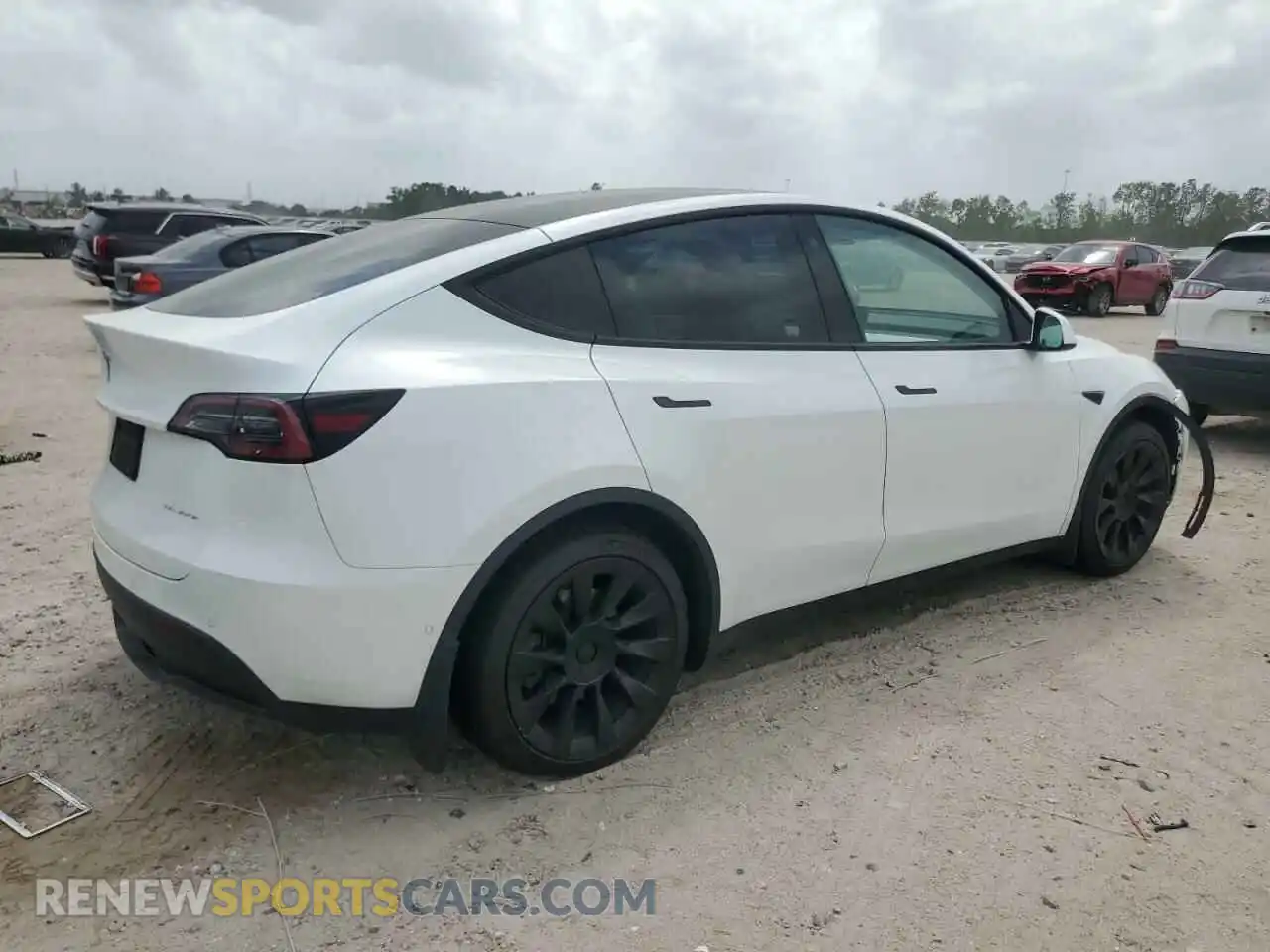 3 Photograph of a damaged car 7SAYGDEE8NF431644 TESLA MODEL Y 2022