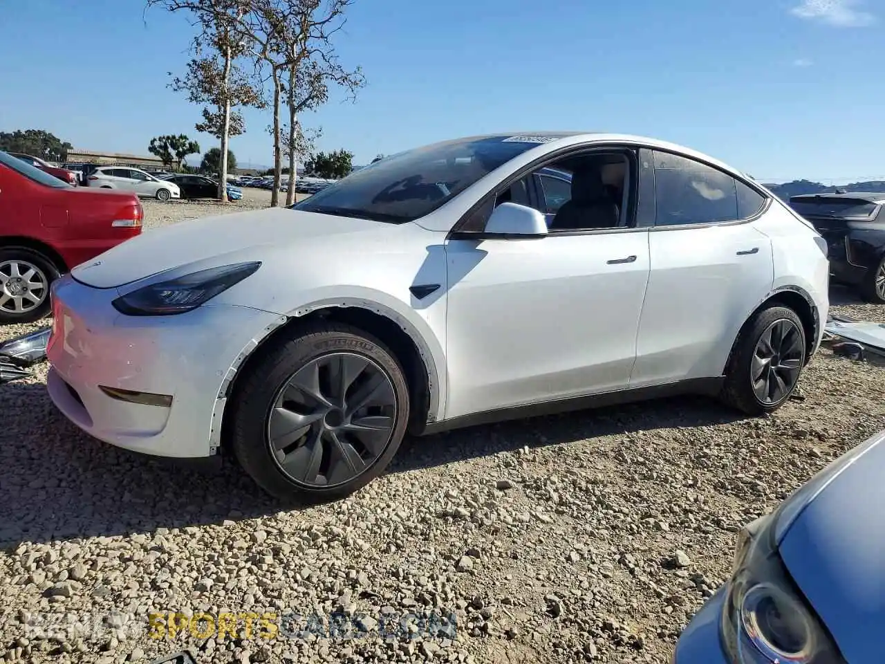 1 Photograph of a damaged car 7SAYGDEE8NF434026 TESLA MODEL Y 2022