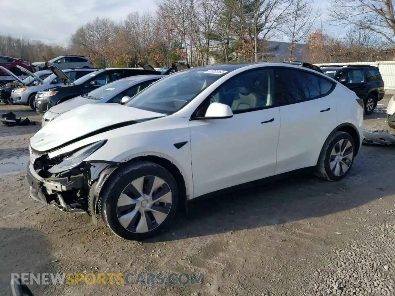 1 Photograph of a damaged car 7SAYGDEE8NF435001 TESLA MODEL Y 2022