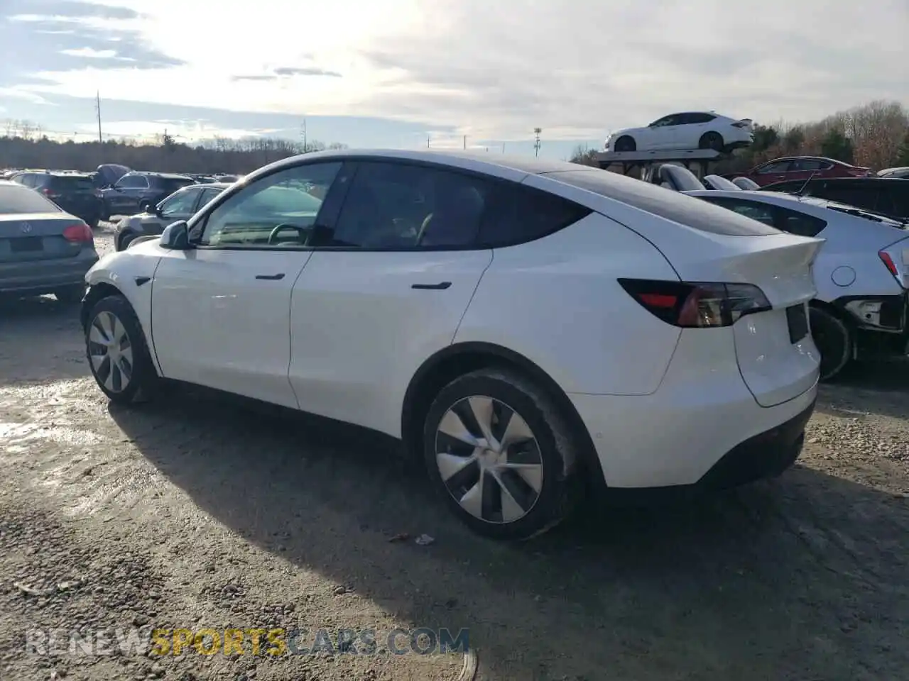 2 Photograph of a damaged car 7SAYGDEE8NF435001 TESLA MODEL Y 2022