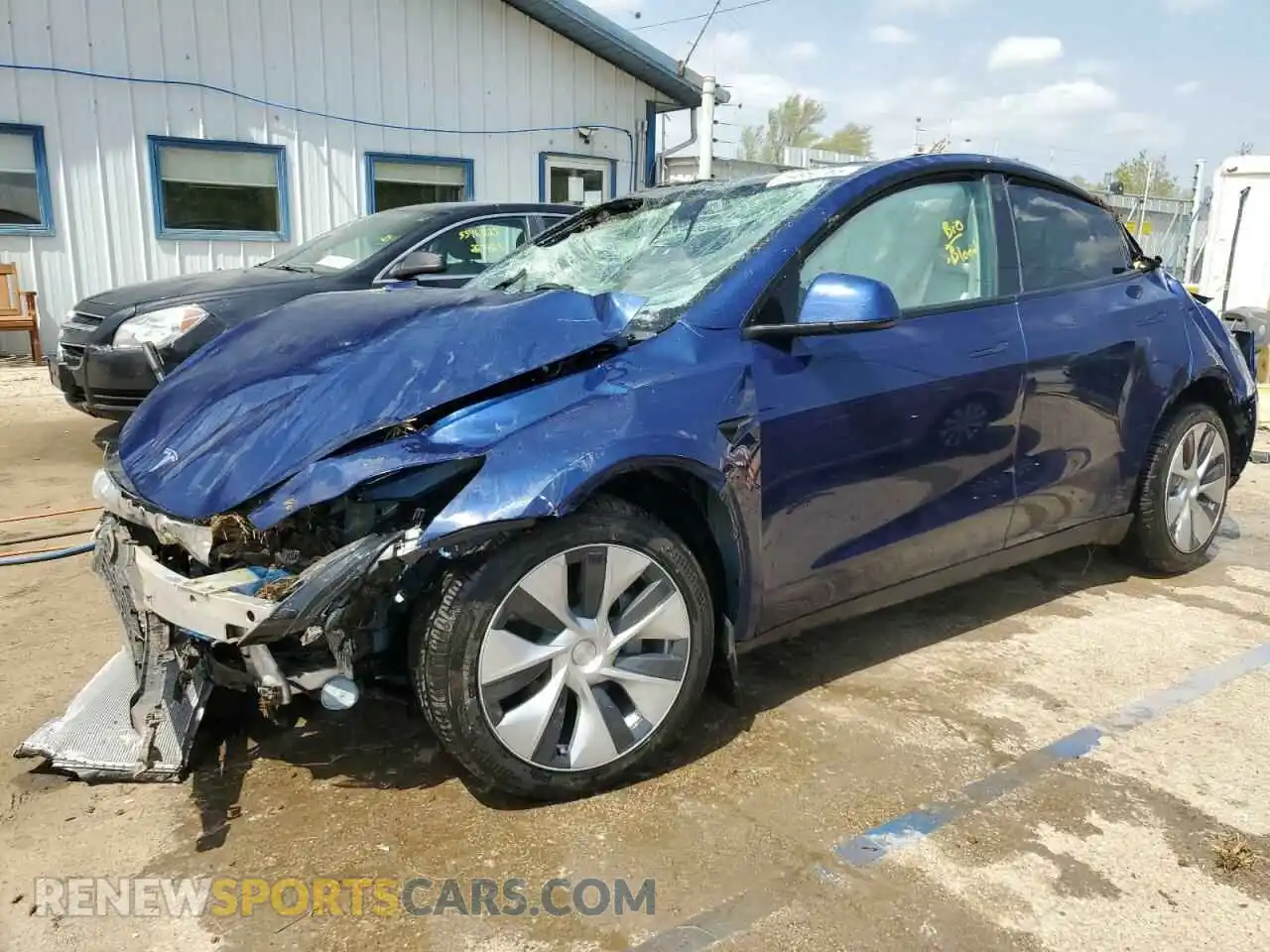 1 fotografías del automóvil dañado 7SAYGDEE8NF447410 TESLA MODEL Y 2022
