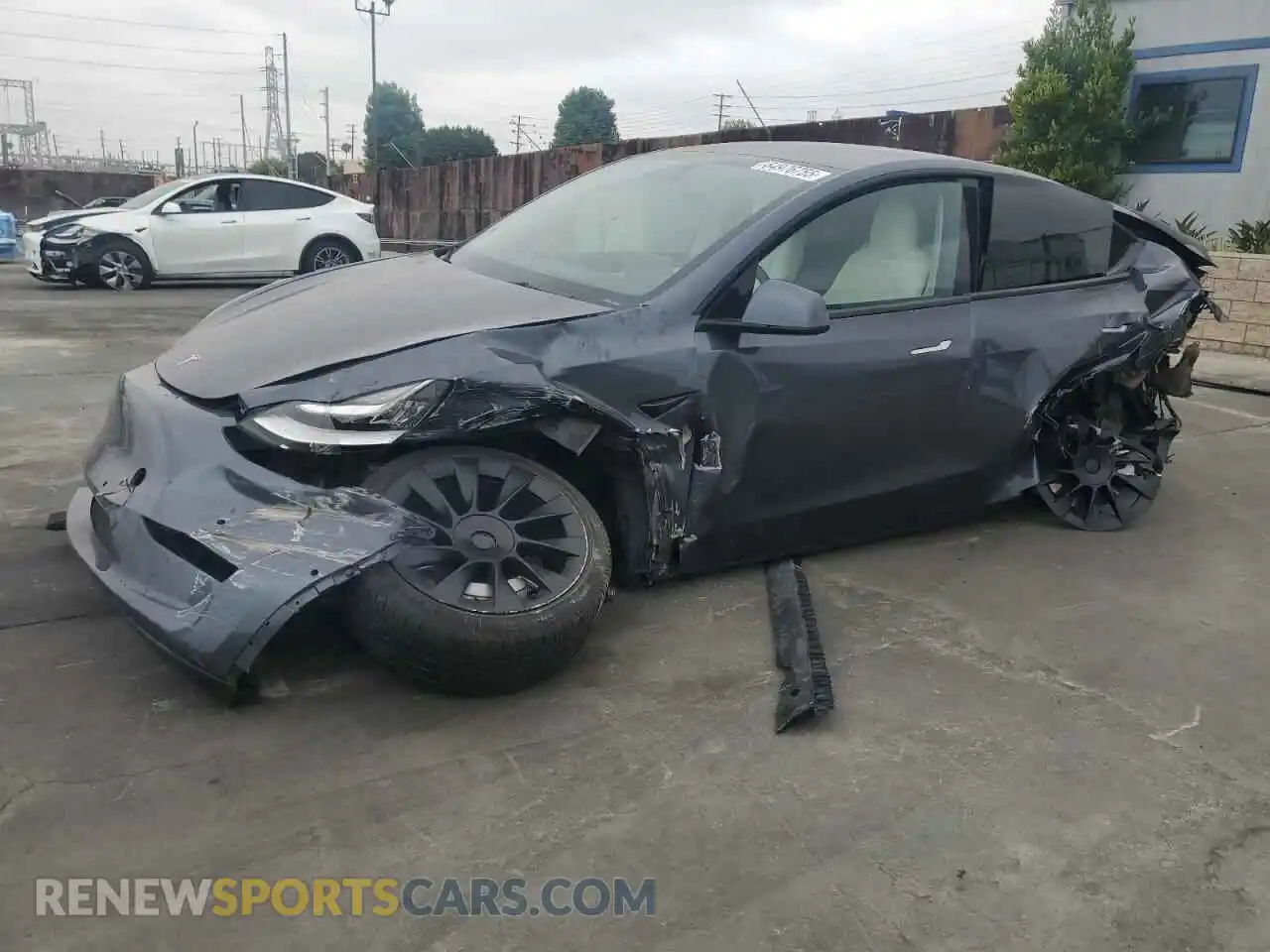 1 Photograph of a damaged car 7SAYGDEE8NF454387 TESLA MODEL Y 2022