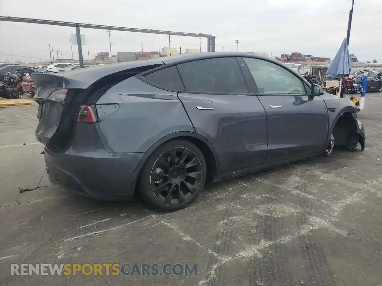 3 Photograph of a damaged car 7SAYGDEE8NF454387 TESLA MODEL Y 2022