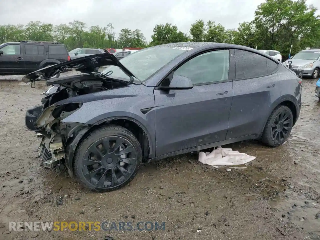 1 Фотография поврежденного автомобиля 7SAYGDEE8NF481783 TESLA MODEL Y 2022
