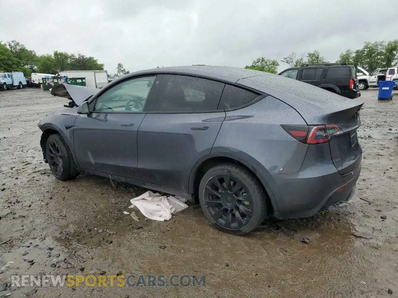 2 Фотография поврежденного автомобиля 7SAYGDEE8NF481783 TESLA MODEL Y 2022