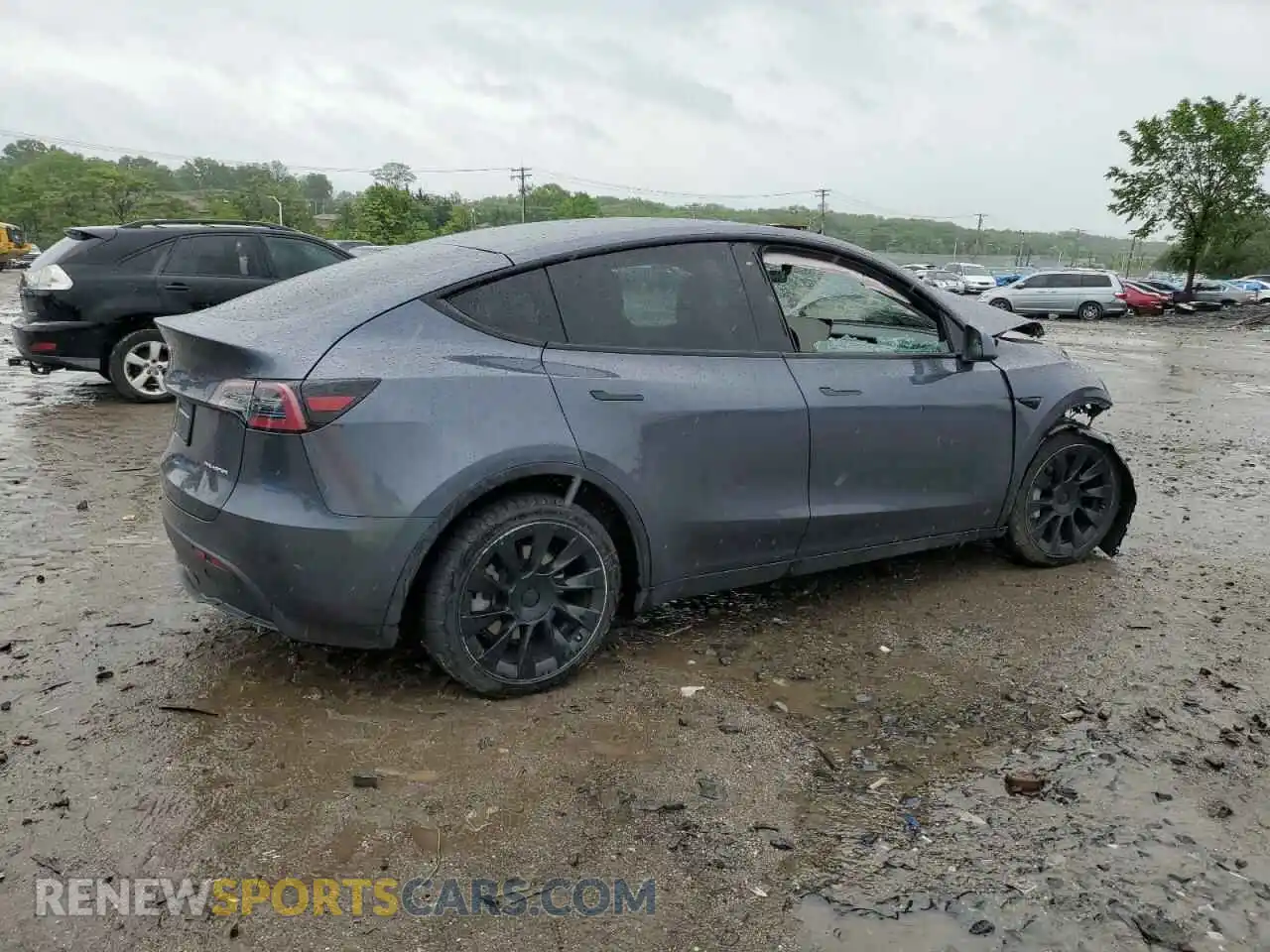 3 Фотография поврежденного автомобиля 7SAYGDEE8NF481783 TESLA MODEL Y 2022