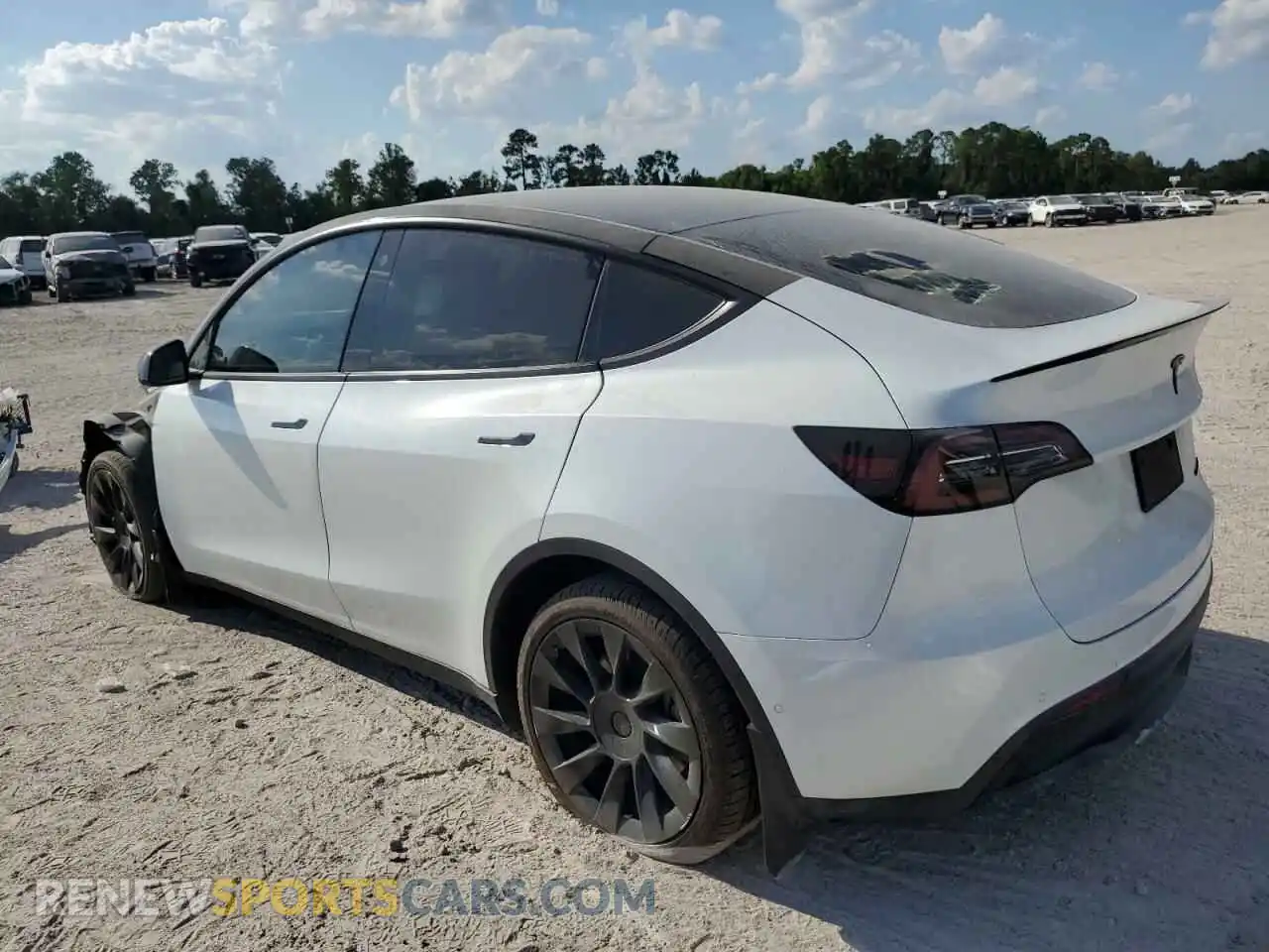 2 Photograph of a damaged car 7SAYGDEE8NF511039 TESLA MODEL Y 2022