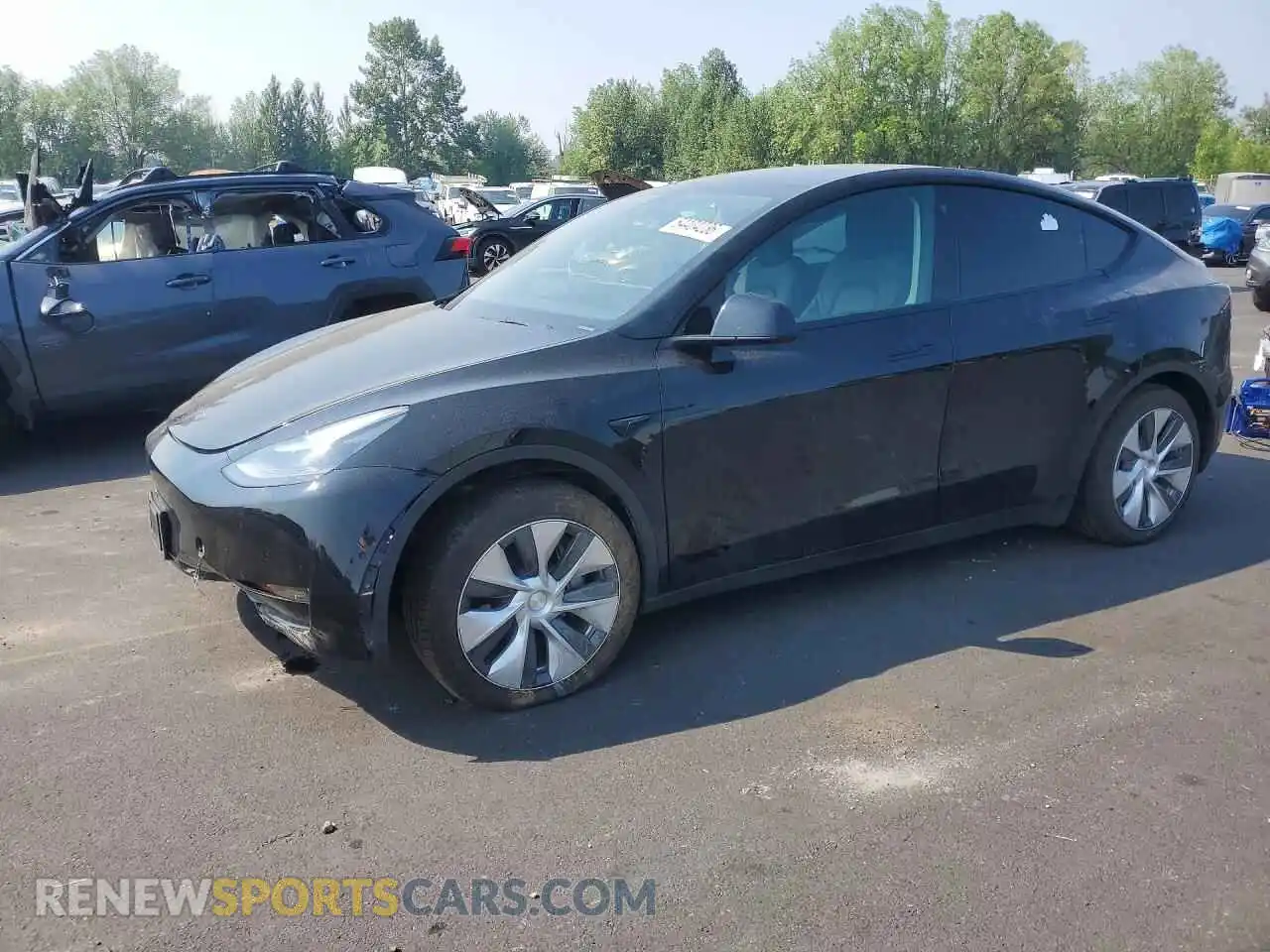 1 Фотография поврежденного автомобиля 7SAYGDEE8NF559897 TESLA MODEL Y 2022