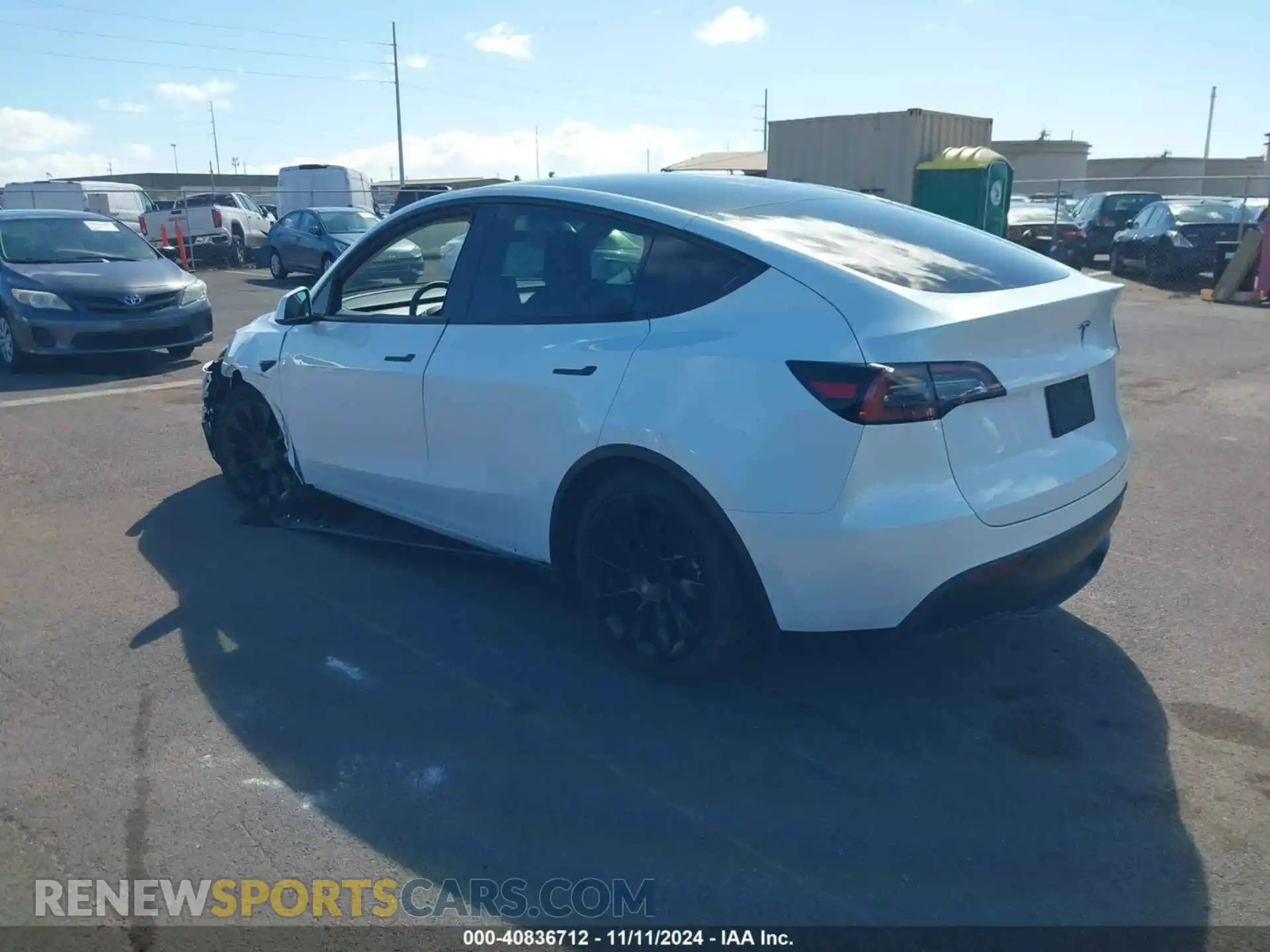 3 Photograph of a damaged car 7SAYGDEE8NF573282 TESLA MODEL Y 2022