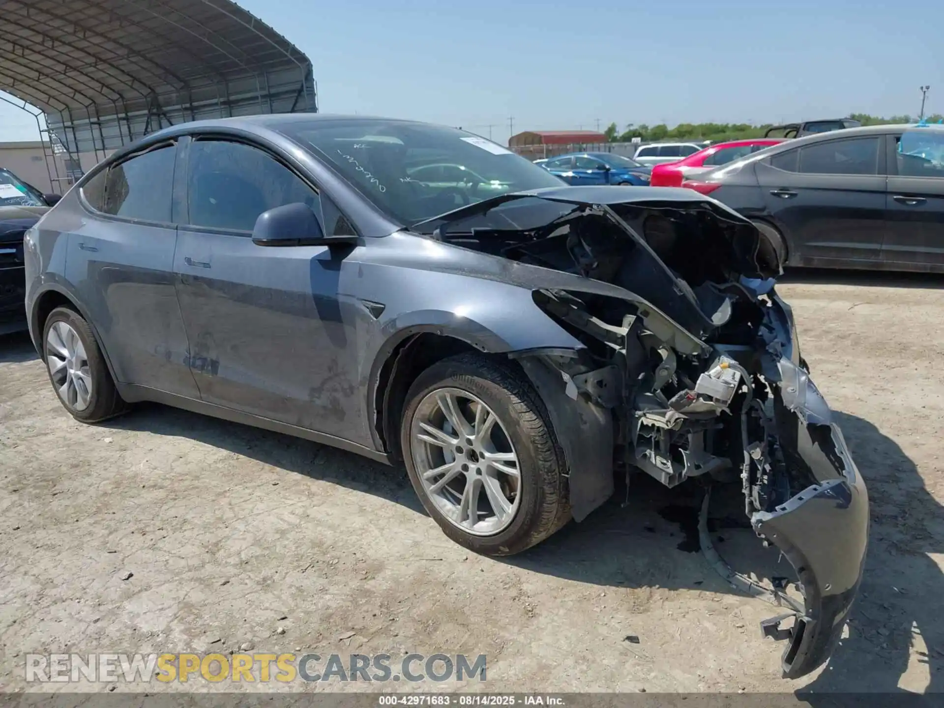 1 Photograph of a damaged car 7SAYGDEE9NA001764 TESLA MODEL Y 2022