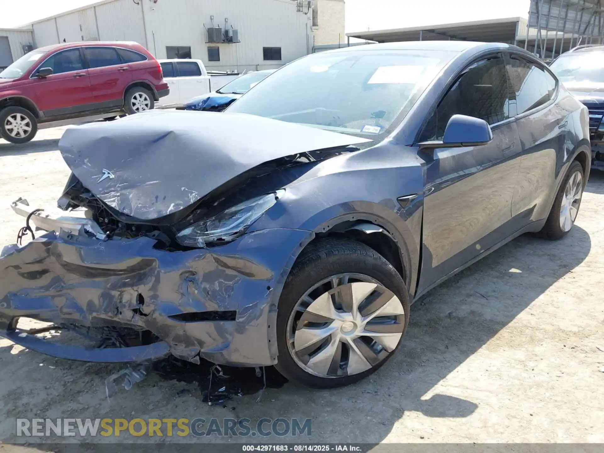 2 Photograph of a damaged car 7SAYGDEE9NA001764 TESLA MODEL Y 2022