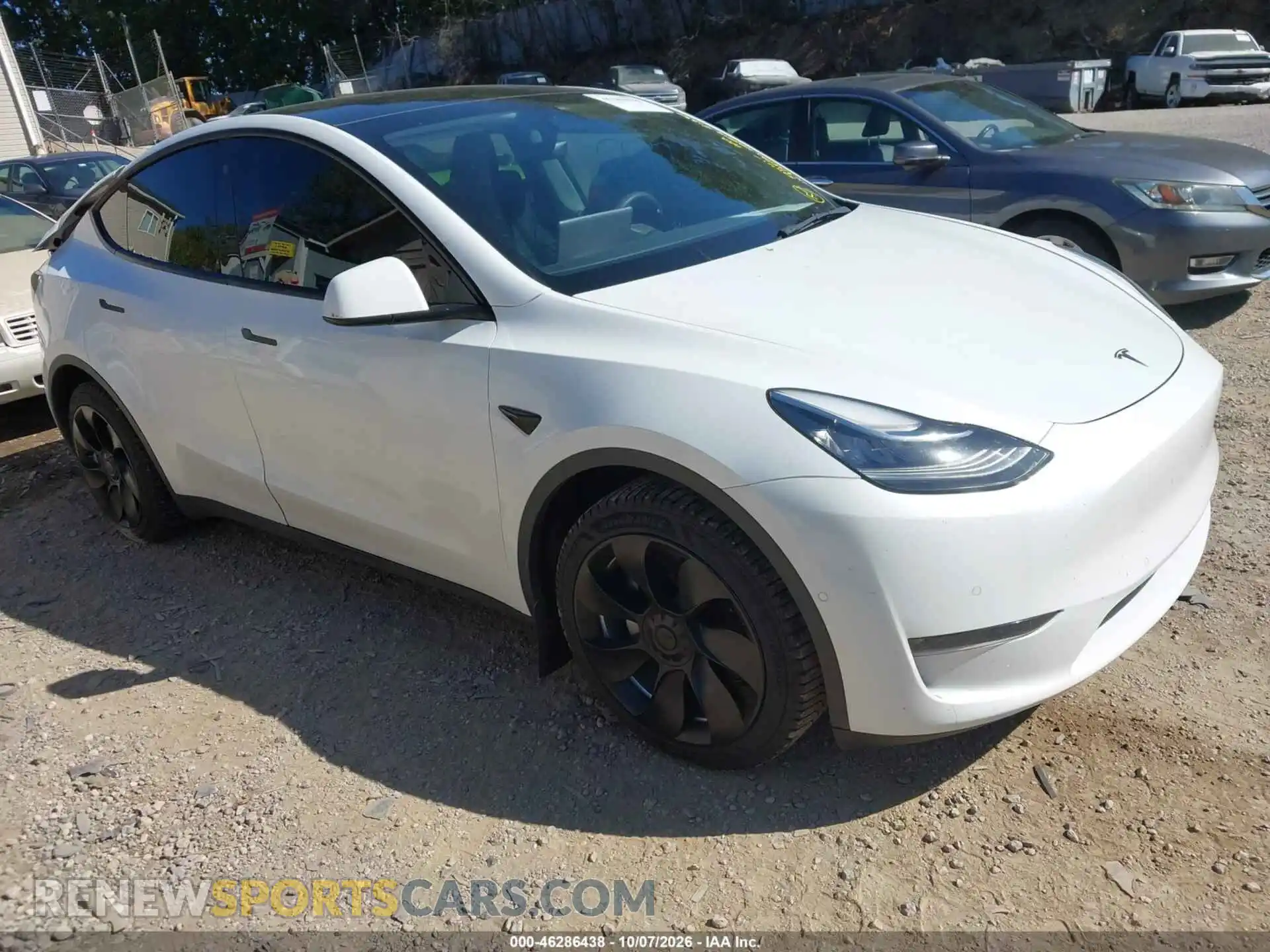 1 Photograph of a damaged car 7SAYGDEE9NA012098 TESLA MODEL Y 2022