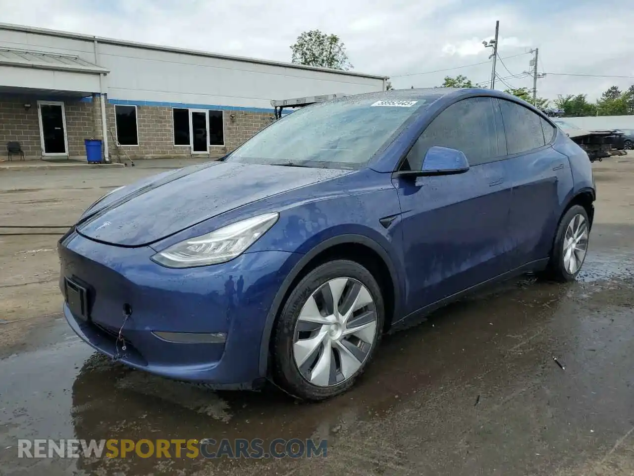1 Photograph of a damaged car 7SAYGDEE9NF311268 TESLA MODEL Y 2022