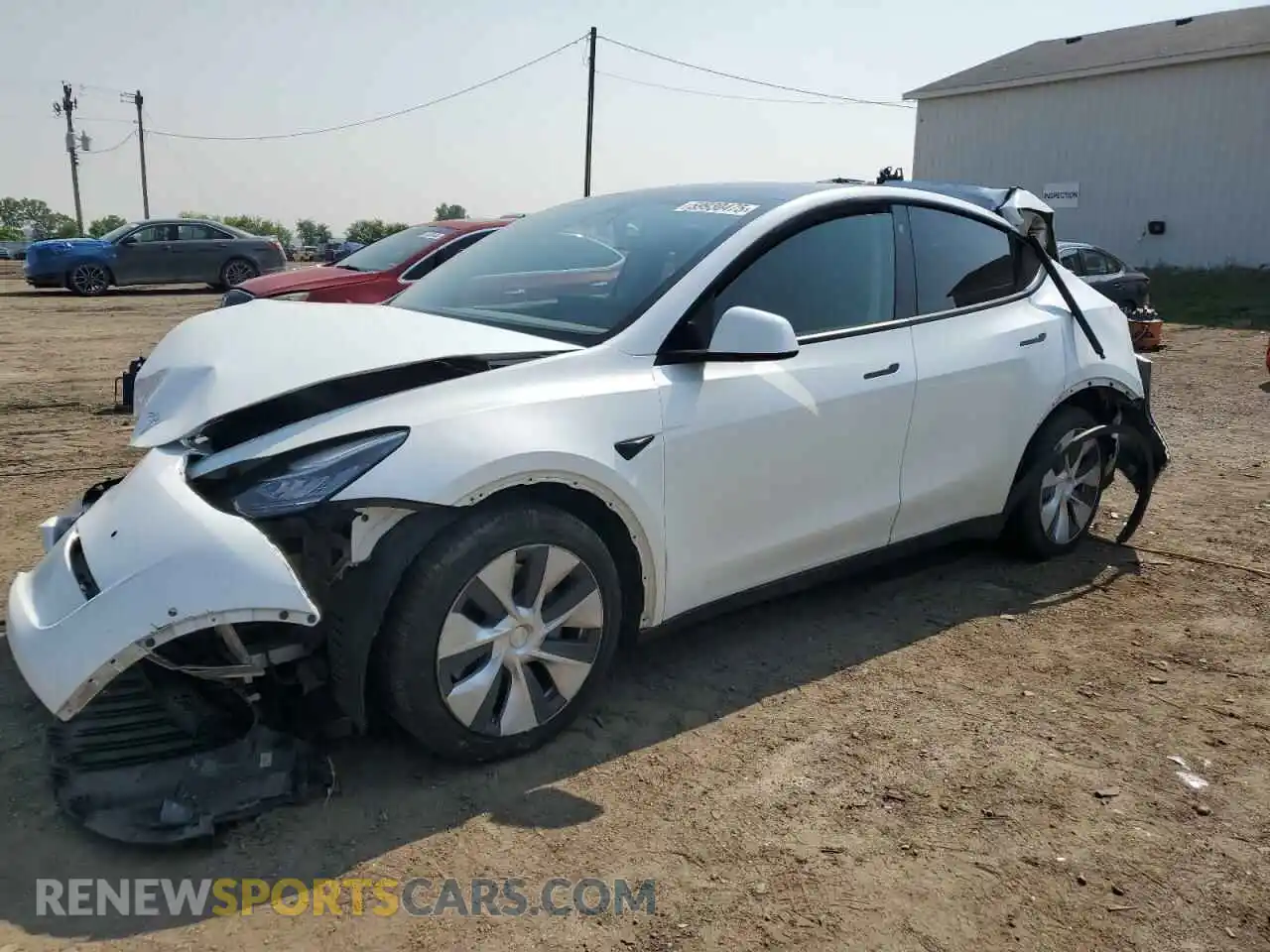 1 fotografías del automóvil dañado 7SAYGDEE9NF331973 TESLA MODEL Y 2022