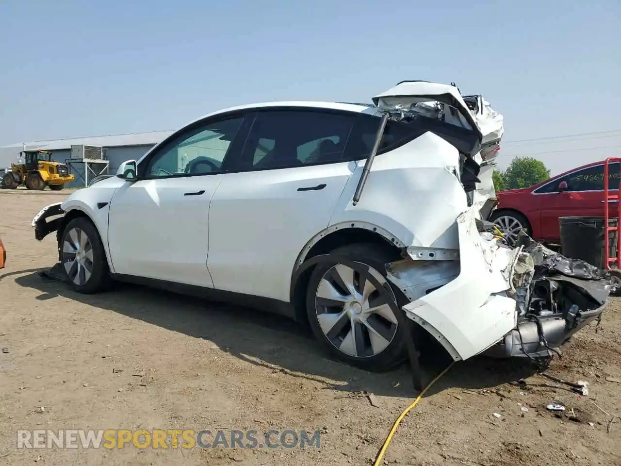 2 fotografías del automóvil dañado 7SAYGDEE9NF331973 TESLA MODEL Y 2022