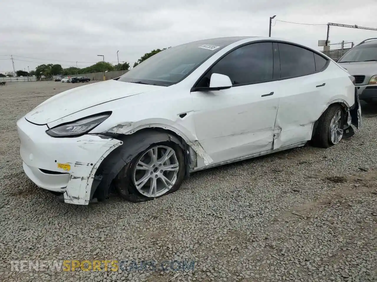 1 Photograph of a damaged car 7SAYGDEE9NF345193 TESLA MODEL Y 2022