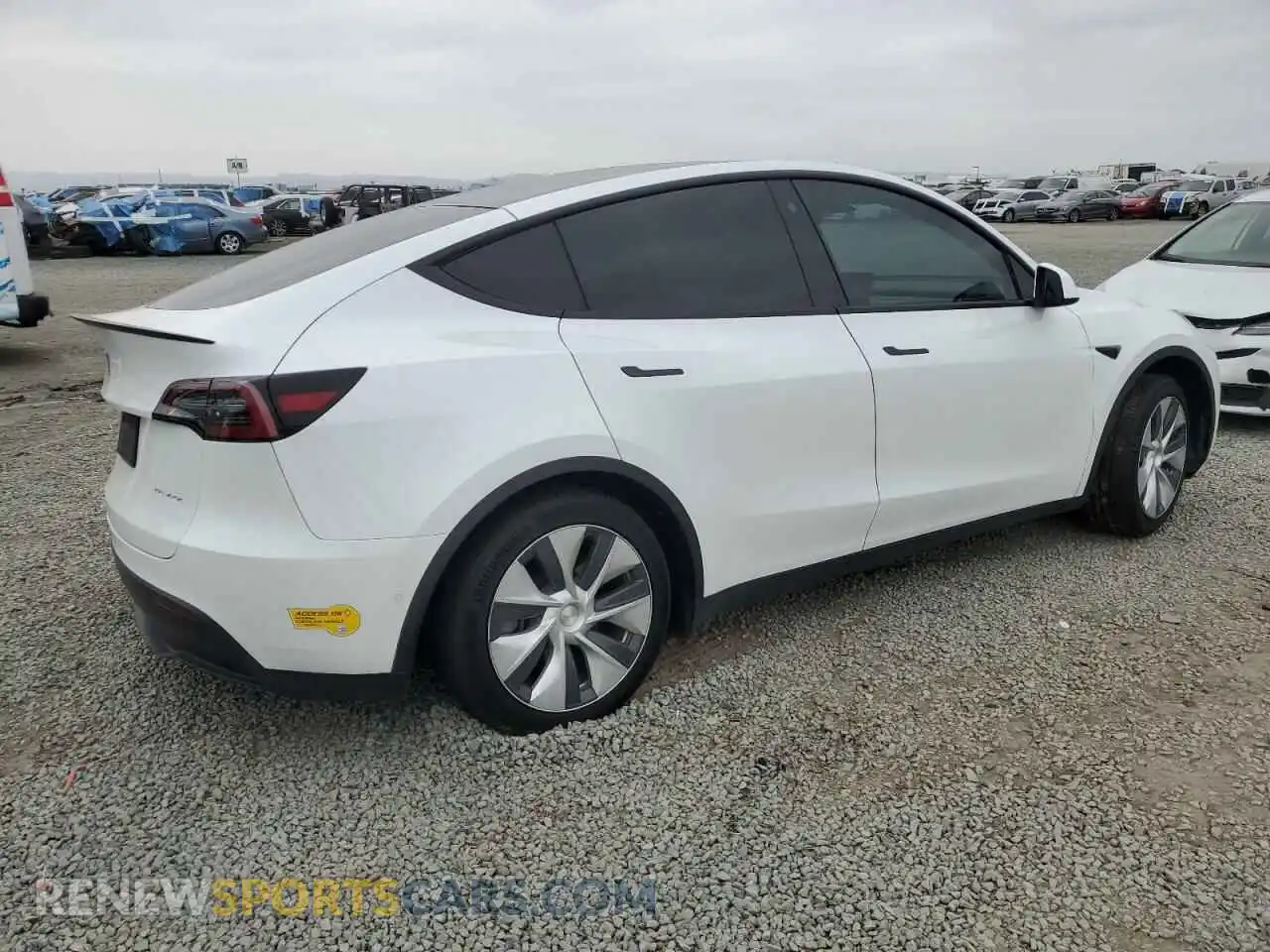 3 Photograph of a damaged car 7SAYGDEE9NF345193 TESLA MODEL Y 2022