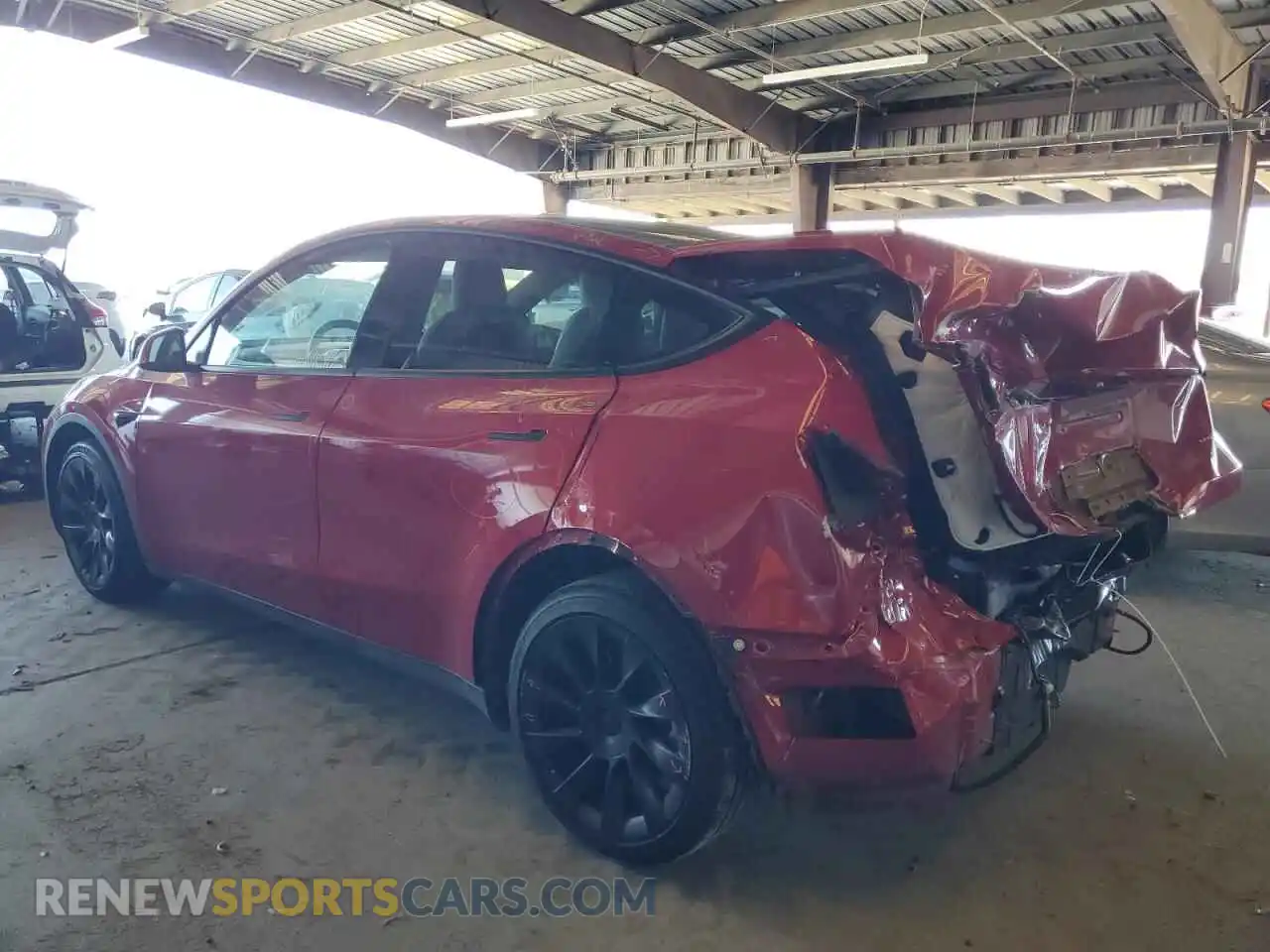 2 Photograph of a damaged car 7SAYGDEE9NF346571 TESLA MODEL Y 2022