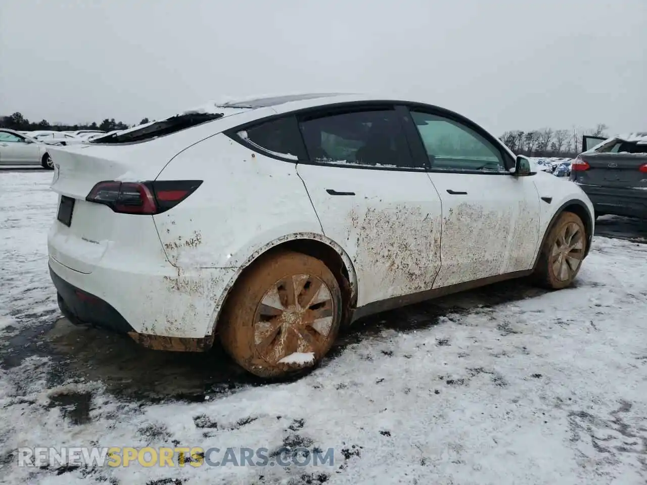 3 Photograph of a damaged car 7SAYGDEE9NF353469 TESLA MODEL Y 2022