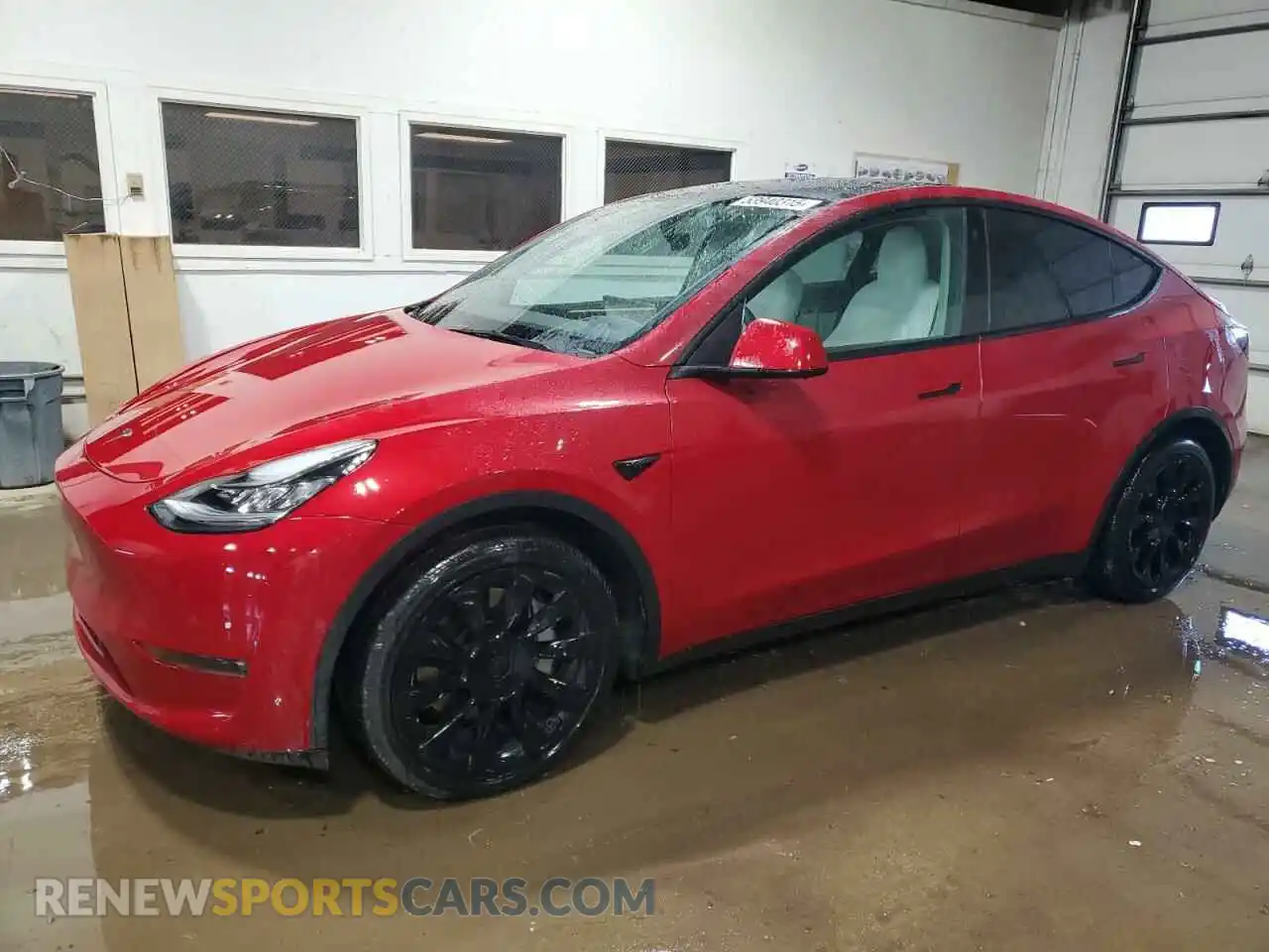 1 Photograph of a damaged car 7SAYGDEE9NF355187 TESLA MODEL Y 2022