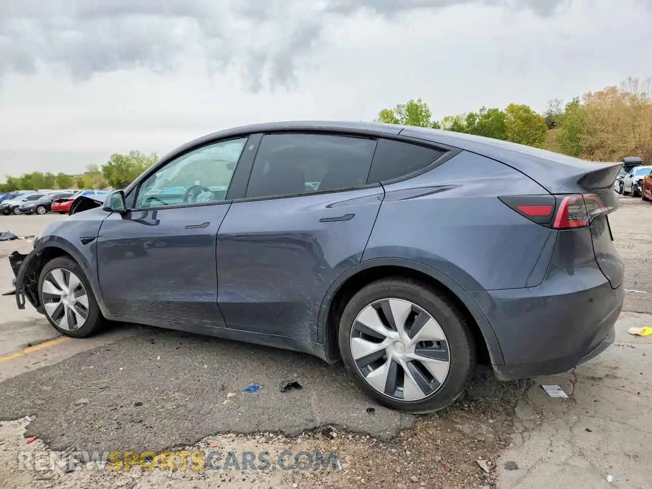 2 Photograph of a damaged car 7SAYGDEE9NF357912 TESLA MODEL Y 2022
