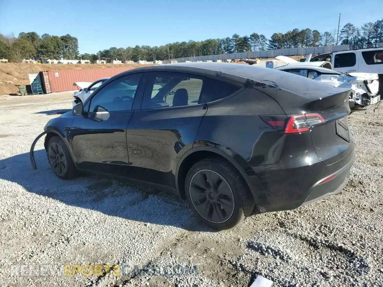 2 Фотография поврежденного автомобиля 7SAYGDEE9NF363998 TESLA MODEL Y 2022