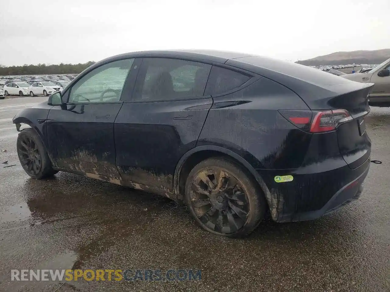 2 Photograph of a damaged car 7SAYGDEE9NF366433 TESLA MODEL Y 2022
