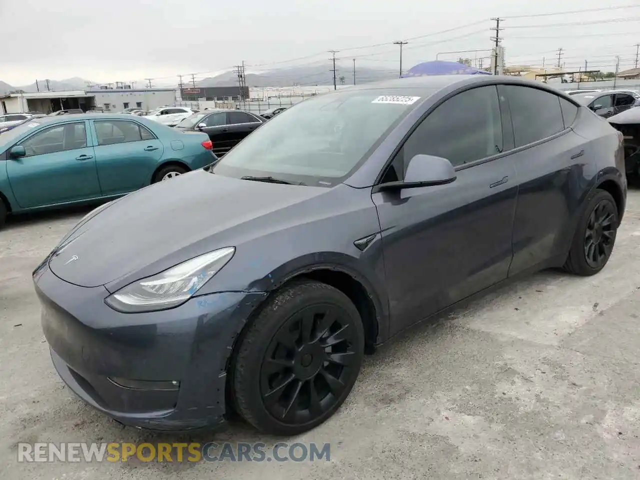 1 Photograph of a damaged car 7SAYGDEE9NF393163 TESLA MODEL Y 2022