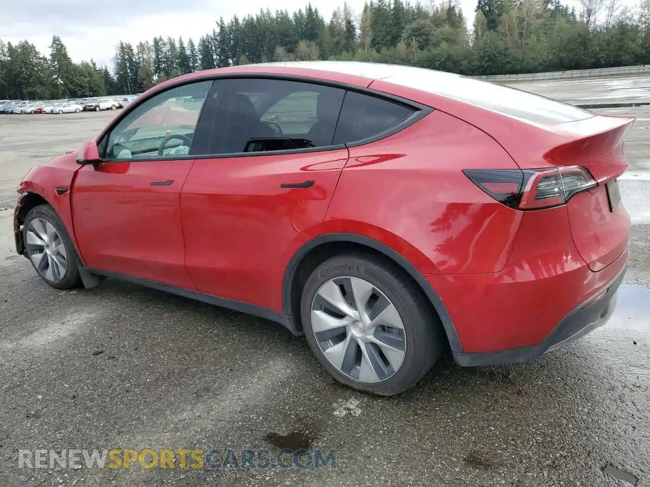 2 Photograph of a damaged car 7SAYGDEE9NF422175 TESLA MODEL Y 2022