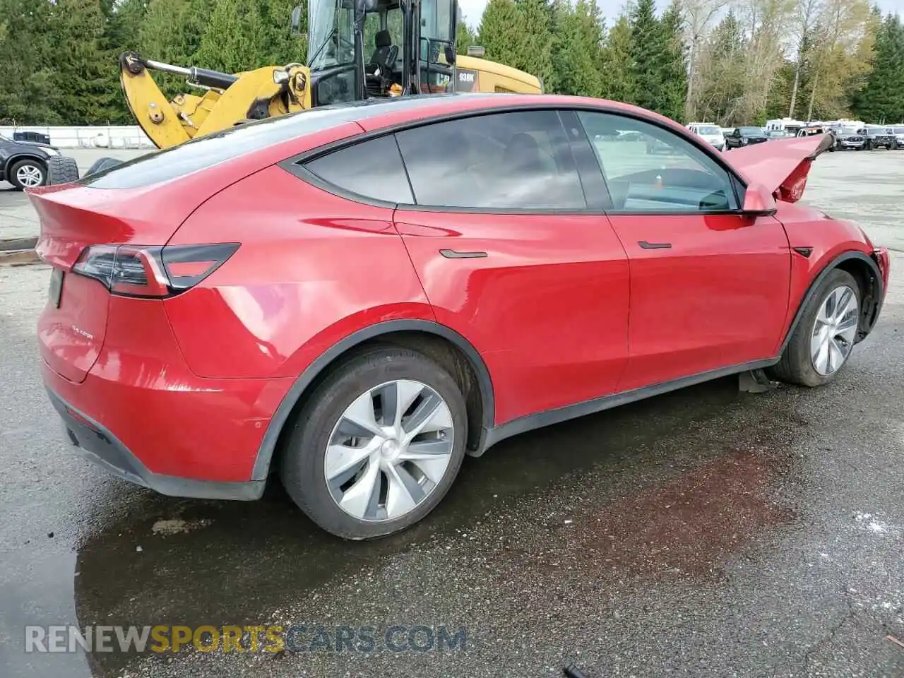 3 Photograph of a damaged car 7SAYGDEE9NF422175 TESLA MODEL Y 2022