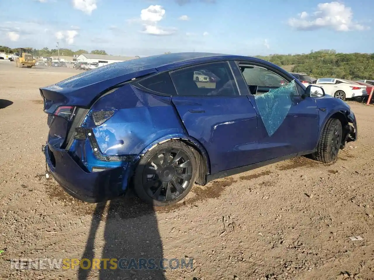 3 Photograph of a damaged car 7SAYGDEE9NF423021 TESLA MODEL Y 2022