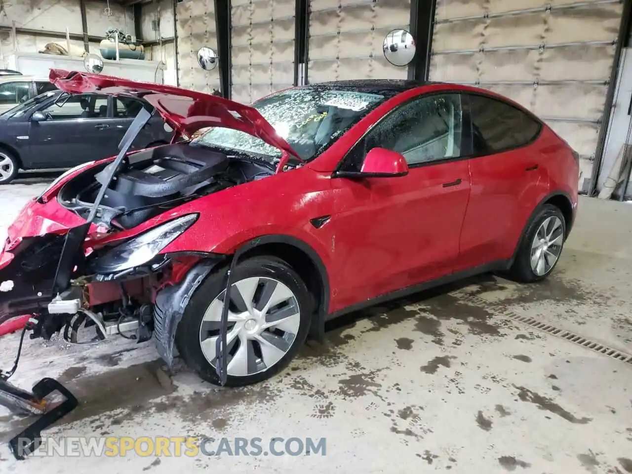 1 Photograph of a damaged car 7SAYGDEE9NF423486 TESLA MODEL Y 2022