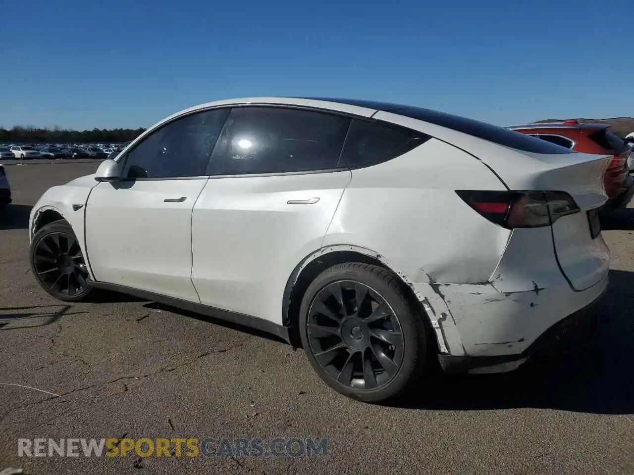 2 Photograph of a damaged car 7SAYGDEE9NF425688 TESLA MODEL Y 2022