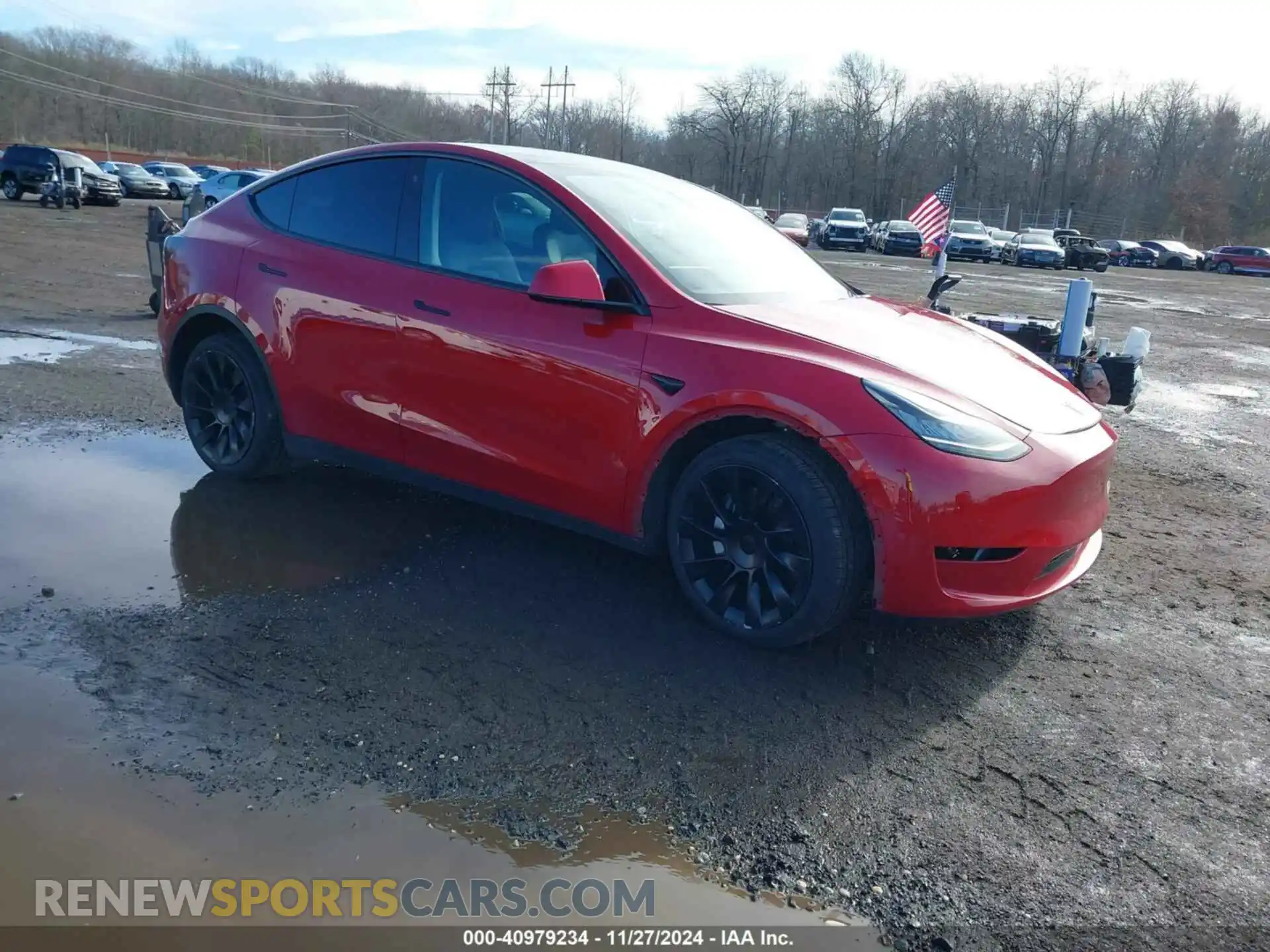 1 Photograph of a damaged car 7SAYGDEE9NF426372 TESLA MODEL Y 2022
