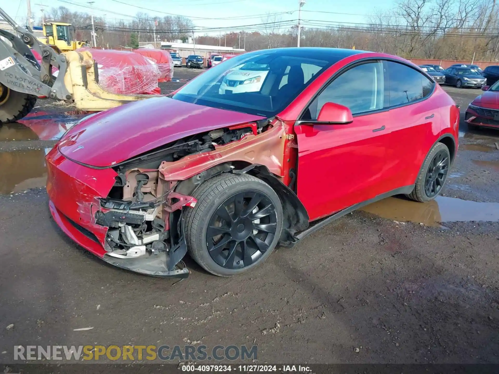 2 Photograph of a damaged car 7SAYGDEE9NF426372 TESLA MODEL Y 2022