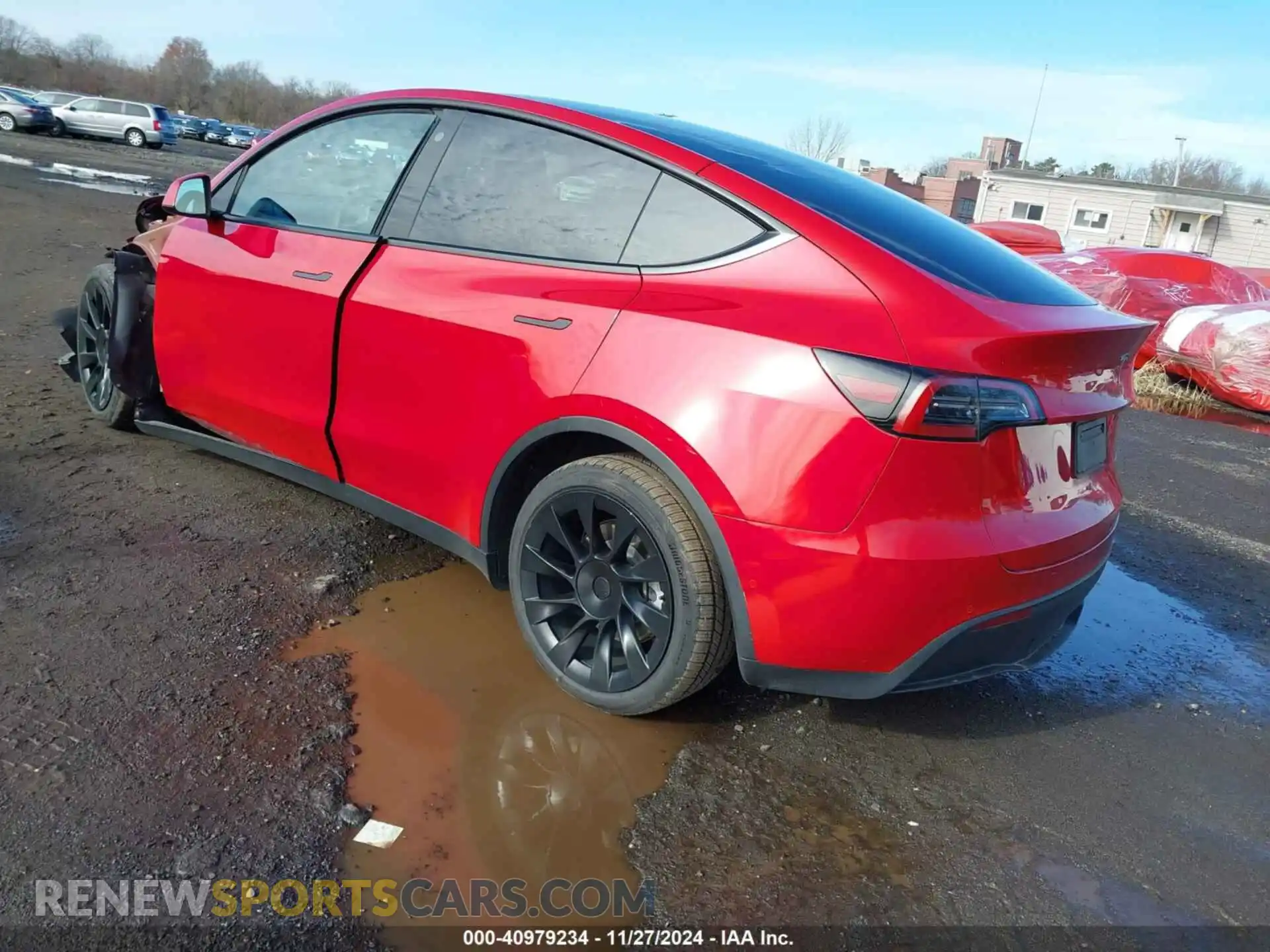 3 Photograph of a damaged car 7SAYGDEE9NF426372 TESLA MODEL Y 2022