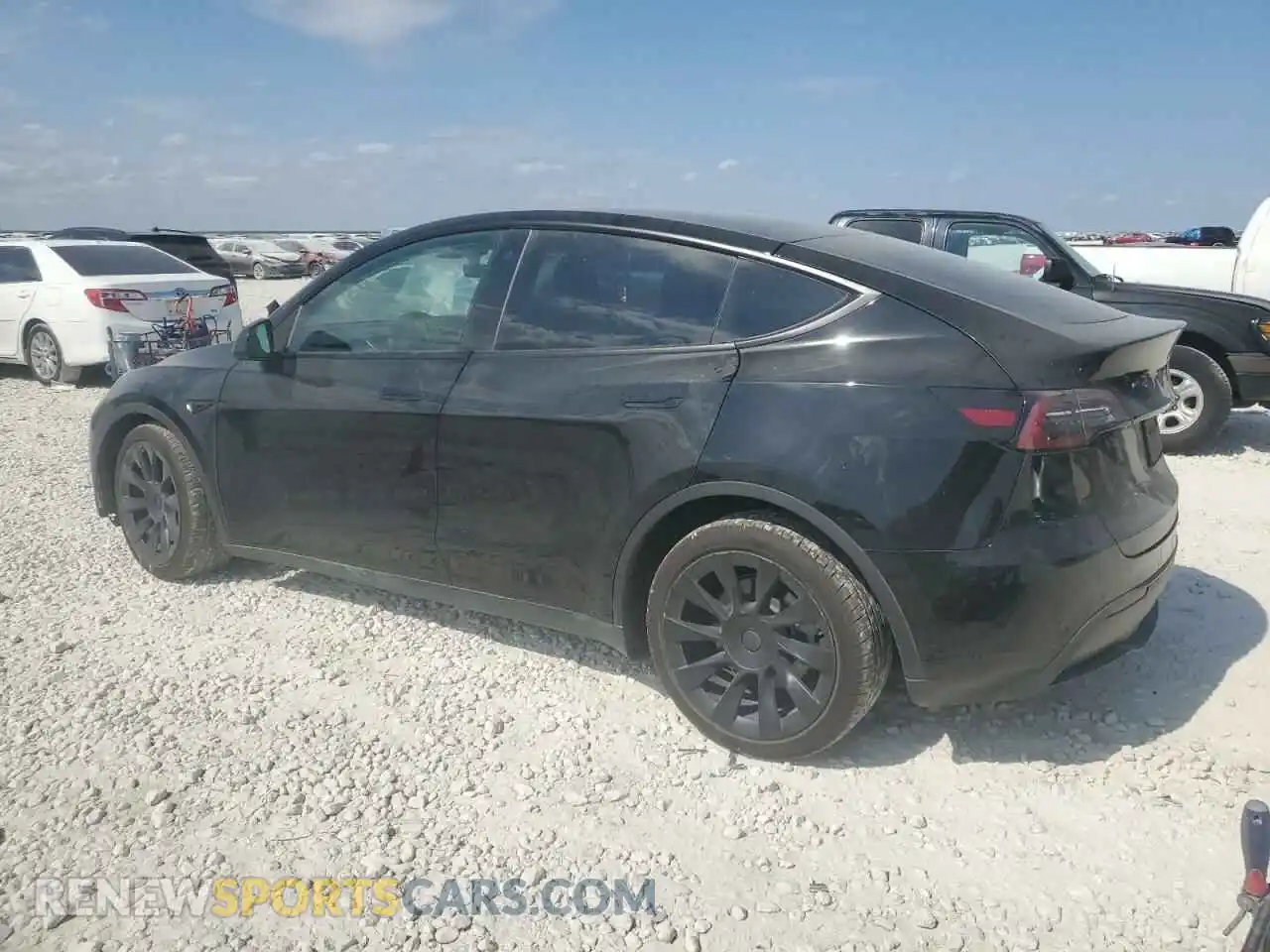 2 Photograph of a damaged car 7SAYGDEE9NF437288 TESLA MODEL Y 2022