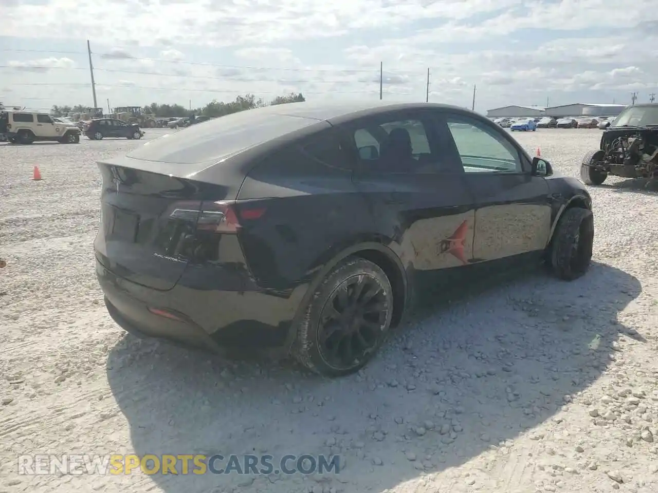 3 Photograph of a damaged car 7SAYGDEE9NF437288 TESLA MODEL Y 2022