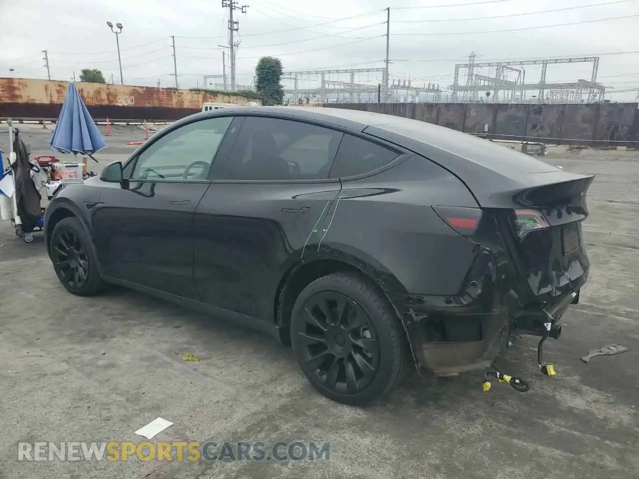 2 Photograph of a damaged car 7SAYGDEE9NF450350 TESLA MODEL Y 2022