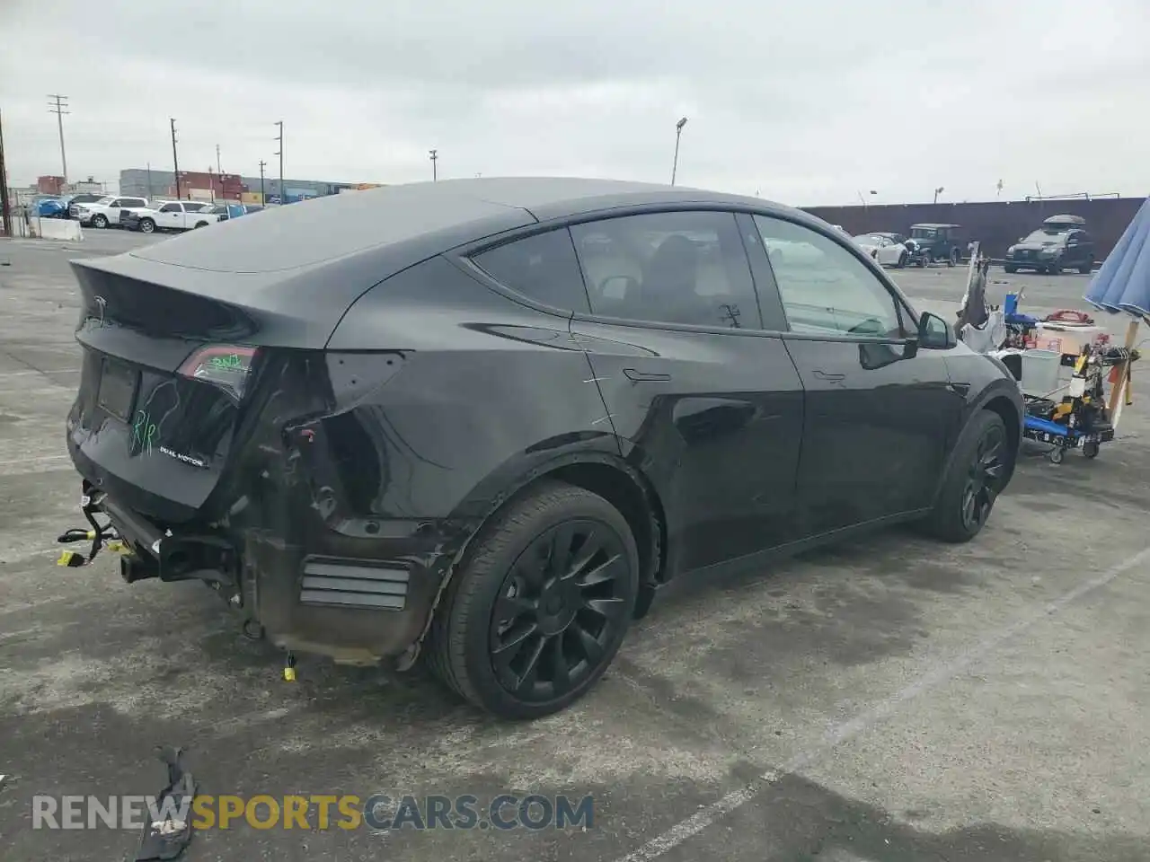 3 Photograph of a damaged car 7SAYGDEE9NF450350 TESLA MODEL Y 2022
