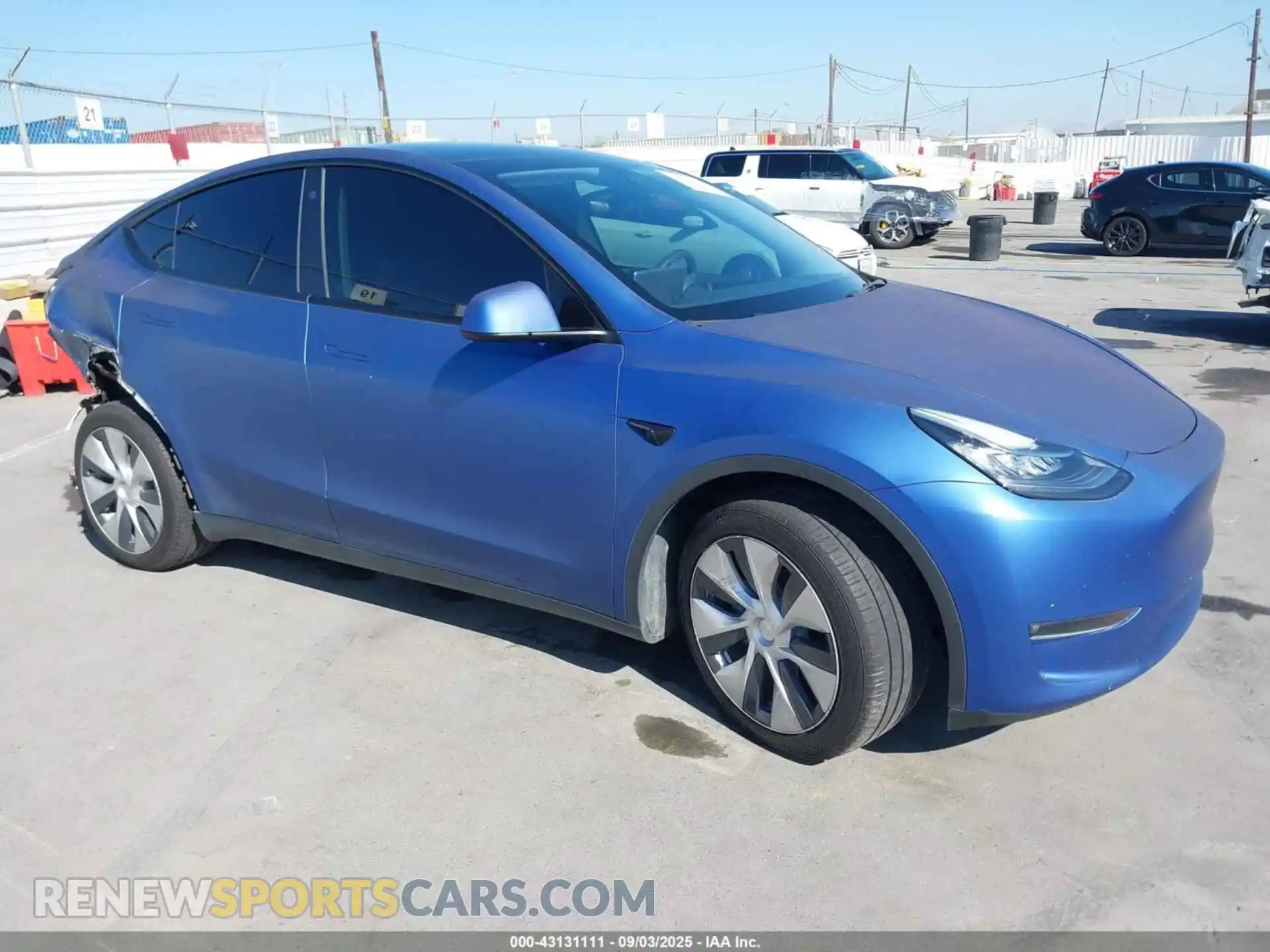 1 Photograph of a damaged car 7SAYGDEE9NF464362 TESLA MODEL Y 2022